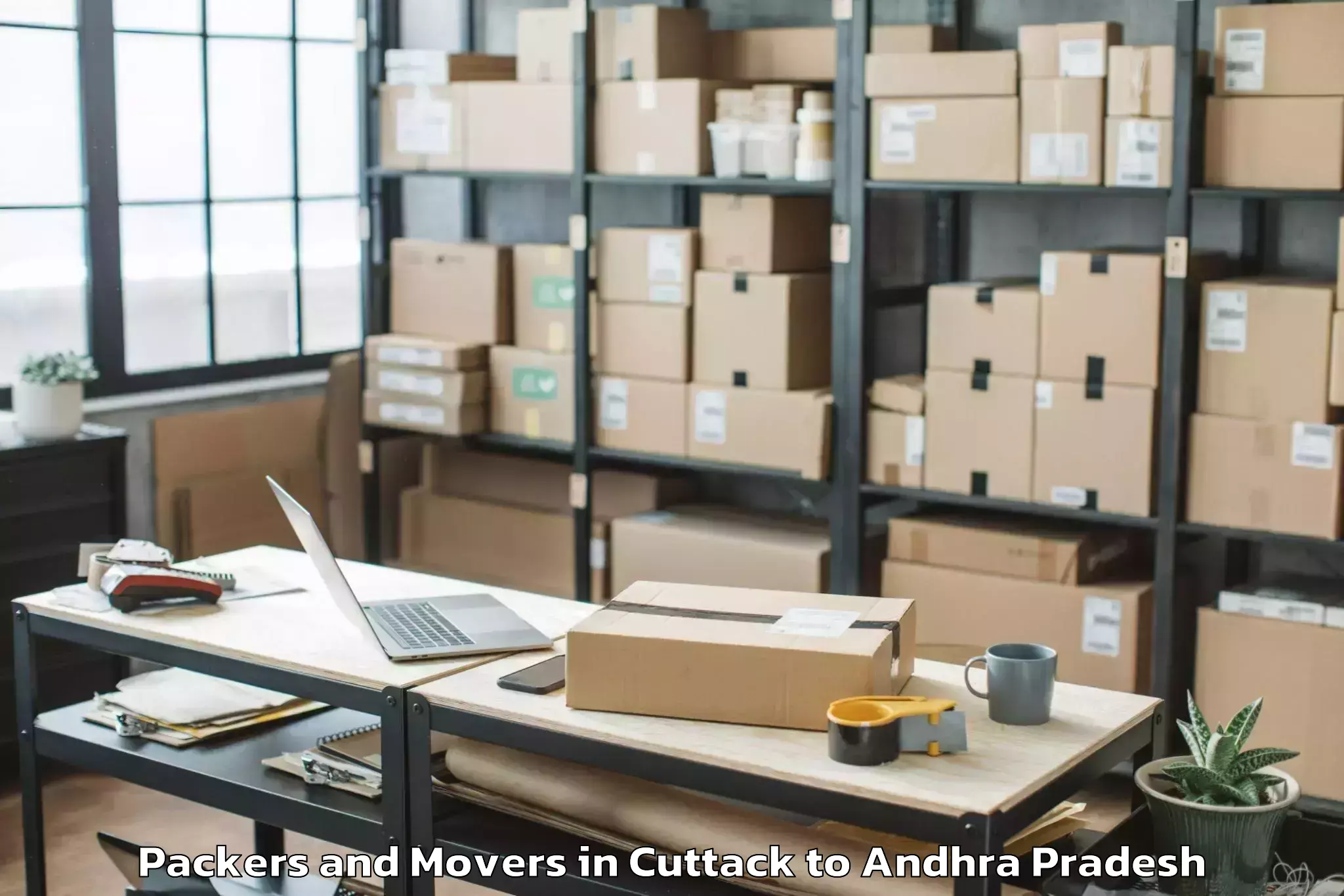 Hassle-Free Cuttack to Undrajavaram Packers And Movers